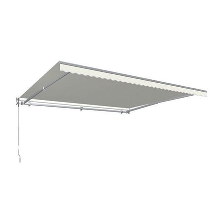 24 ft. Maui Manual Retractable Awning, Oatmeal Spec - 120 in.