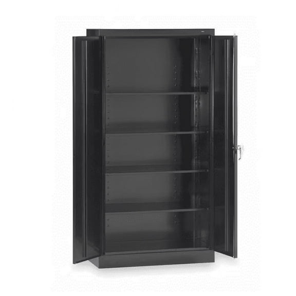24 ga. ga. Carbon Steel Storage Cabinet, 36 in W, 72 in H, Stationary