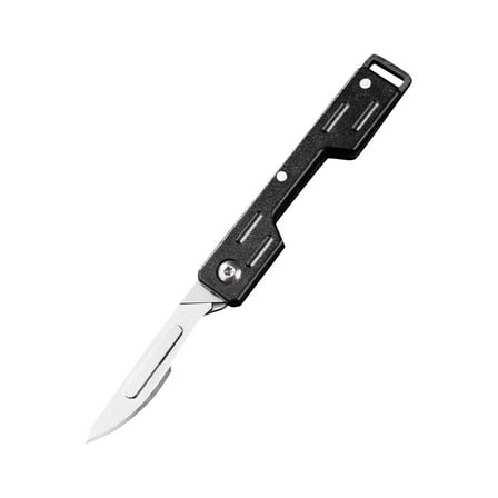 24 gauge blade stainless steel utility knife, sharp scalpel, portable folding knife, office household multi-purpose knife
