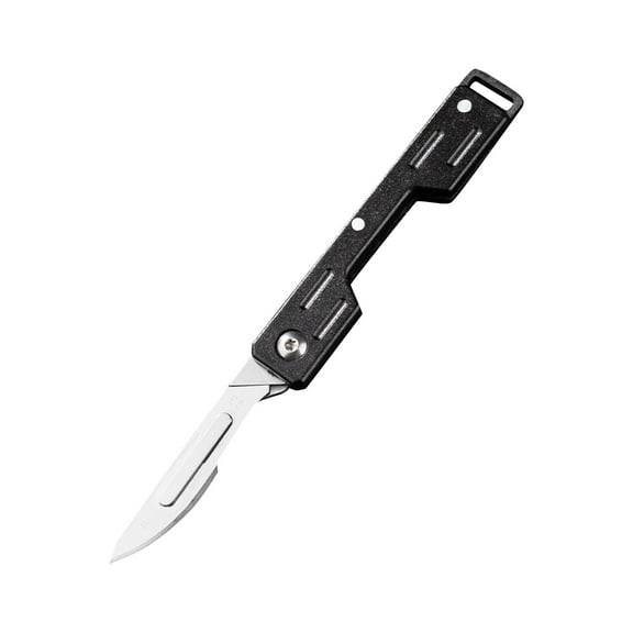 24 gauge blade stainless steel utility knife, sharp scalpel, portable folding knife, office household multi-purpose knife