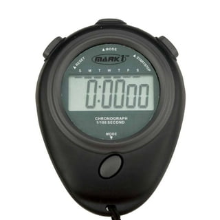 SagaSave Electronic Sport Stopwatch Timer LCD Time Display with Date Time  and Alarm Function for Coaches Referees