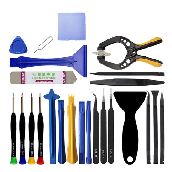 24 in 1 Mobile Phone Repair Tools Kit Spudger Pry Opening Tool Tweezers Screwdriver Set Hand Tools Set for Smartphones