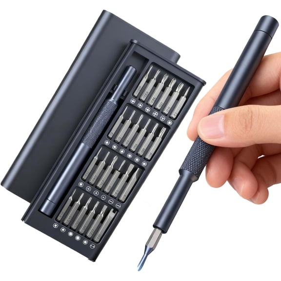 24-in-1 Precision Screwdriver Set, Upgraded S2 Steel Magnetic Mini Repair Tool Kit for Electronics, iPhone, Laptop, Computer, Watch, Eyeglasses, and Camera