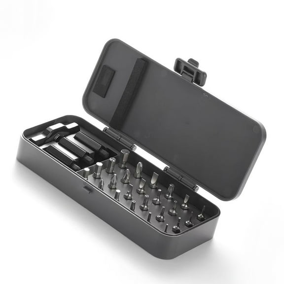 24 in 1 Ratcheting Screwdriver Set Magnetic Multiple Bit Tool with T Handle Suitable for Home Repair Electronic Assembly