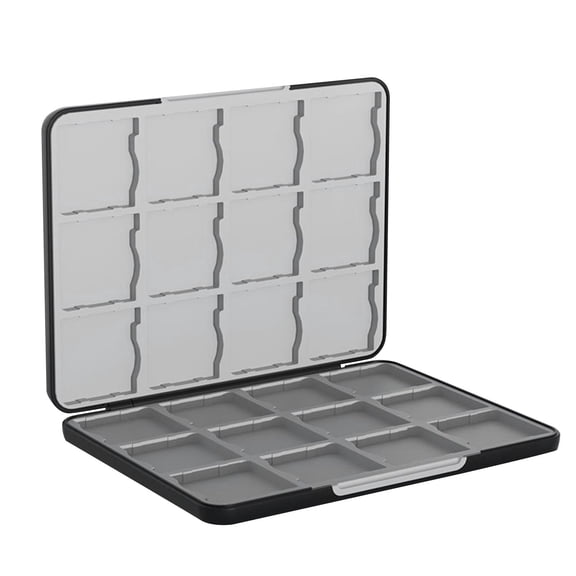 24 in 1 Silicone Magnet Protective for Case Game Cards Cartridge Holder Storage Box Organizer Shockproof Portable for 3D