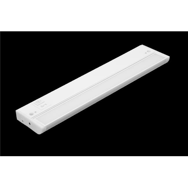 24-Inch White LED Under Cabinet Light with Receptacles