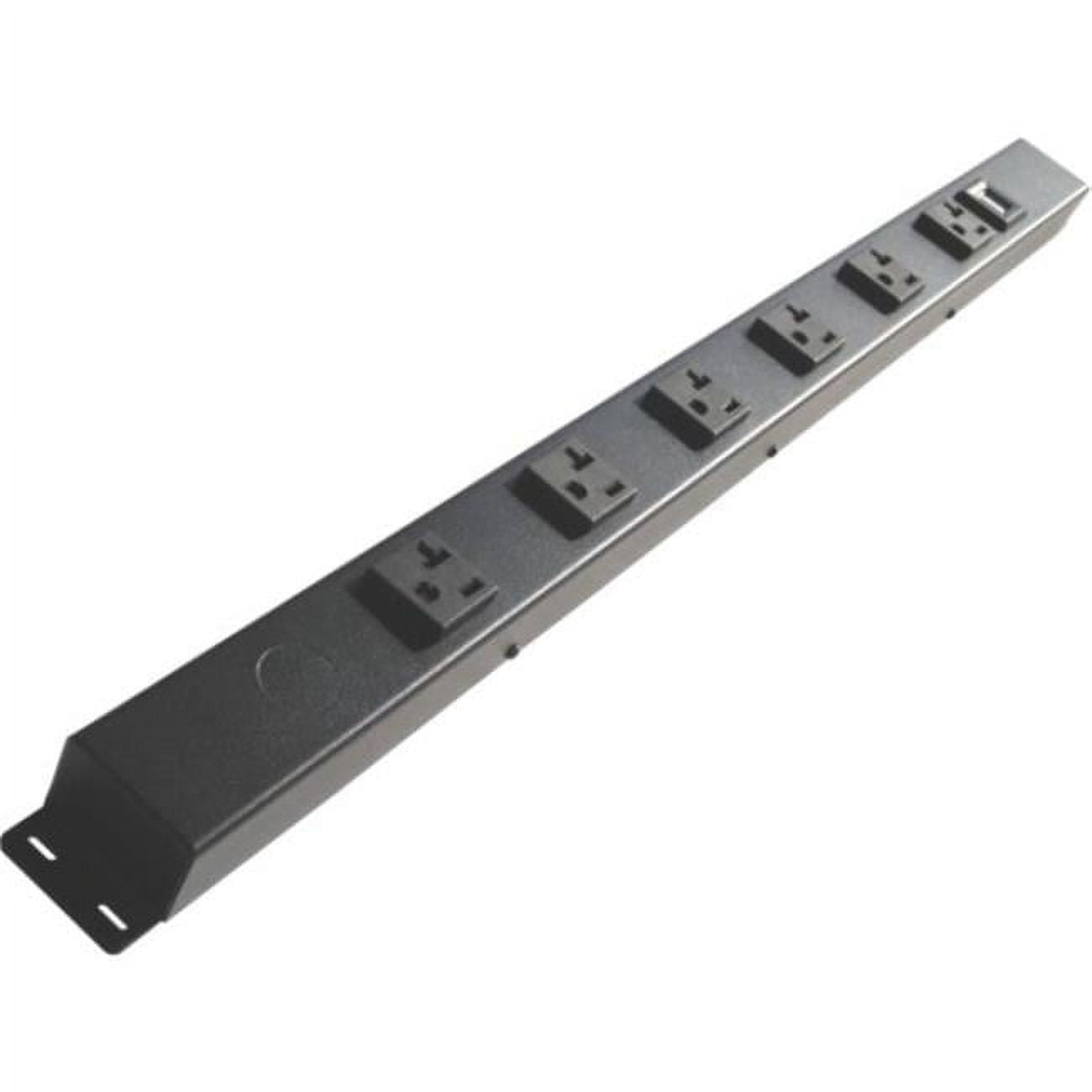 24 in., 20A 6 Outlets Hardwired Power Strip with USB
