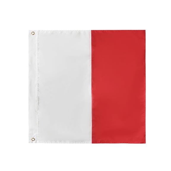 24 in. Authentic Letter H Nautical Alphabet Navy Code Outdoor Use Signal Flag