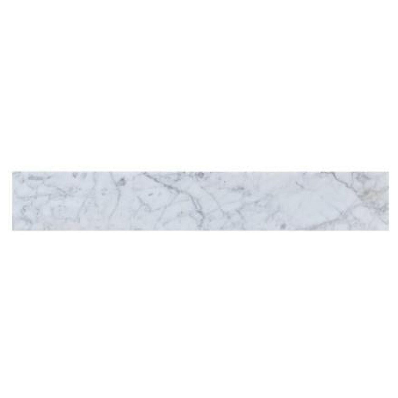 Carrara White Marble 24" Vanity Backsplash