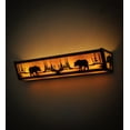 thumbnail image 1 of Meyda Tiffany 184291 Bear 24" Wide Vanity Light - MultiColor, 1 of 5