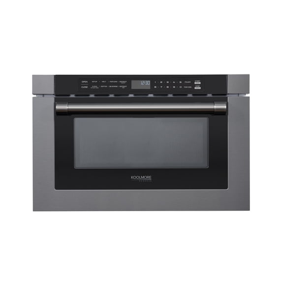 24 in. Black Stainless Steel Microwave Drawer, 1.2 Cu. Ft Capacity