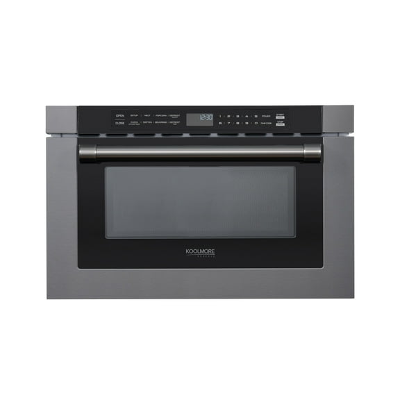 24 in. Black Stainless Steel Microwave Drawer, 1.2 Cu. Ft Capacity