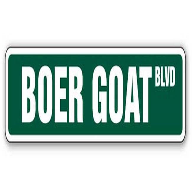 24 in. Boer Goat Street Sign - Goats Farm Farmer Signs Animal - Walmart.com