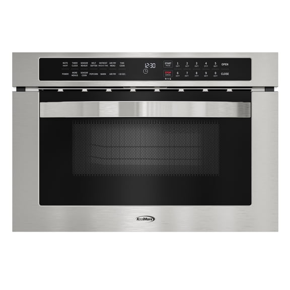 24 in. Built-In Microwave Drawer with Air Fry, Sensor Cooking, Touch Controls & Stainless Steel Interior, 1.2 Cu. Ft.