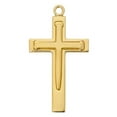 thumbnail image 1 of 24 in. Chain Gold Over Sterling Silver Nail Cross Boxed, 1 of 1