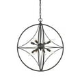 thumbnail image 1 of 24 in. Cortez 8 Light Bronze Pendant Ceiling Light, 1 of 1