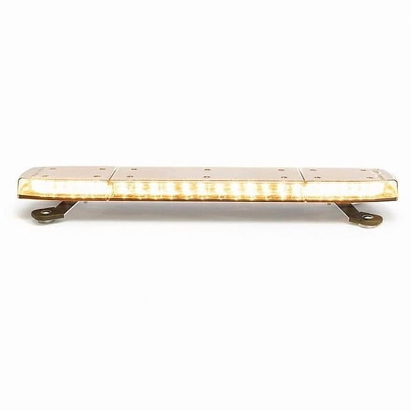 24 in. Extra Large Clear Lens Amber & White Discrete Wire Magnet Mount Lightbar Reflex