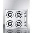 thumbnail image 1 of 24 in. Gas Open Burner Cooktop, Chrome, 1 of 1