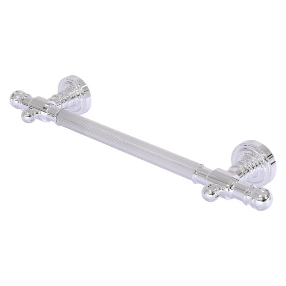 24-in Grab Bar Reeded in Polished Chrome