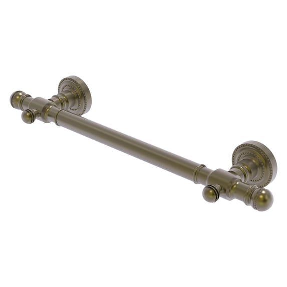24-in Grab Bar Smooth in Antique Brass