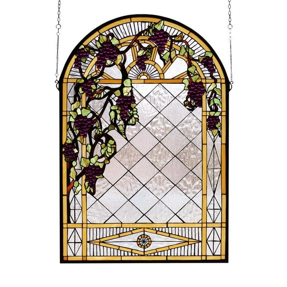24 Inch W X 36 Inch H Grape Diamond Trellis Window Windows