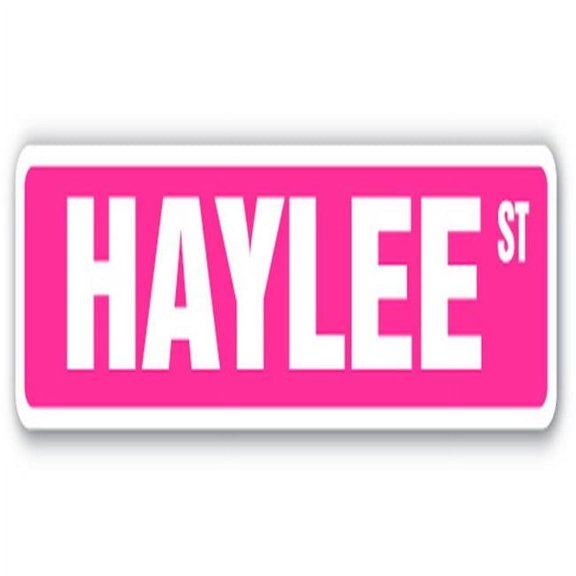 24 in. Haylee Street Childrens Name Room Sign