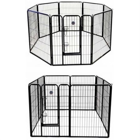 24 in. Heavy Duty Pet Play And Exercise Pen With 8 Panels