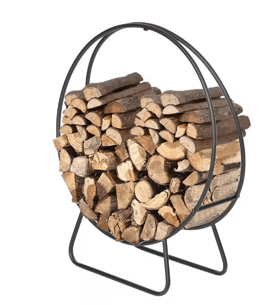 24 in. Heavy Duty Round Firewood Rack Walmart