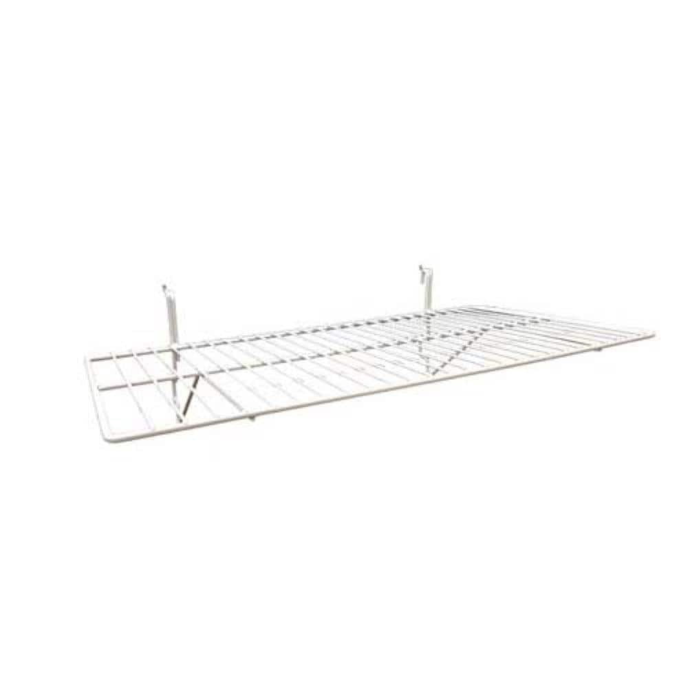 Gridwall, Slatwall, Pegboard Basket 12 x 12 x 4 - Available in Whit