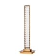 thumbnail image 1 of 24 in. Lizy Tall & Thin Crystal LED Metal Frame Table Lamp, Antique Brass, 1 of 1