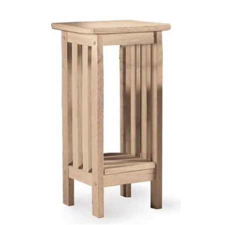 24 in. Mission Plant Stand Unfiinished