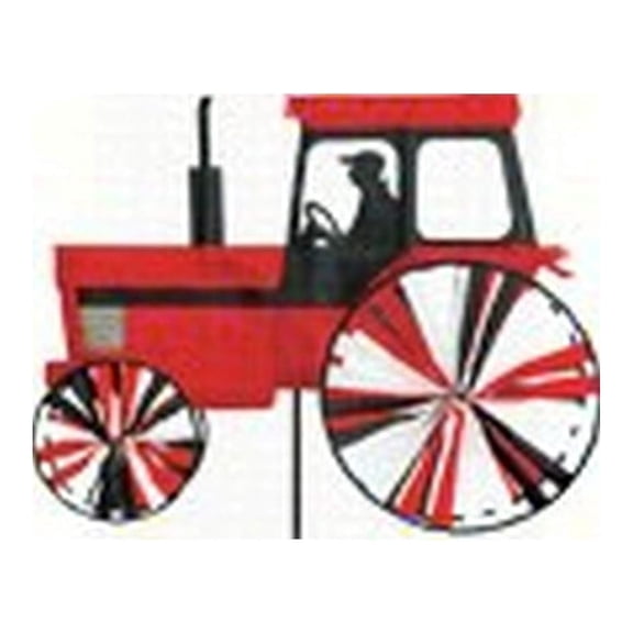24 in. Modern Tractor Red Spinner