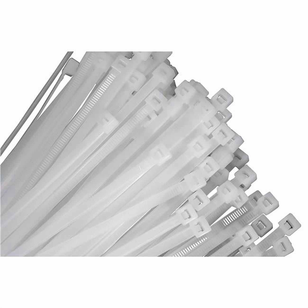 24 in. Natural Cable Zip Tie , Pack of 50