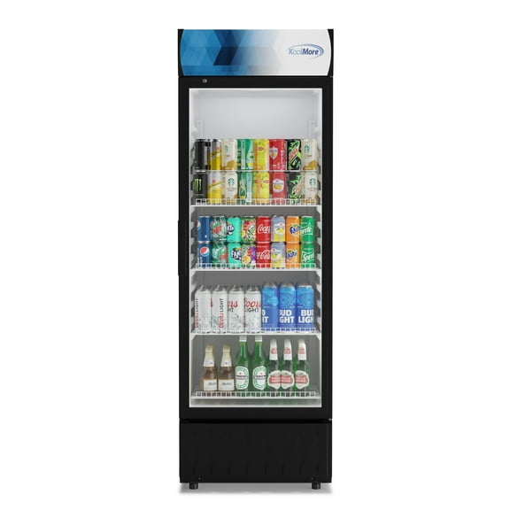 24 in. One-Door Merchandiser Refrigerator - 12 Cu Ft. MDR-1GD-12C.