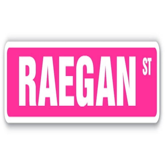 24 in. Raegan Street Childrens Name Room Sign