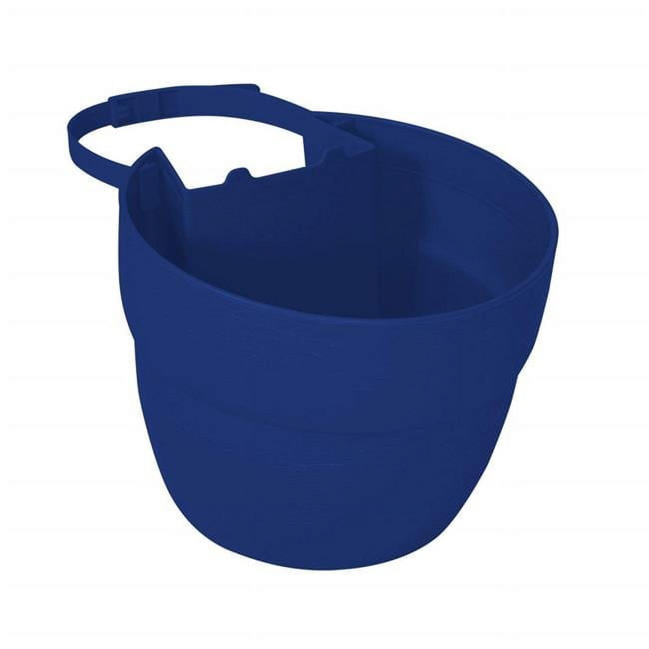24 in. Railing Planter with Drainage Holes &Weatherproof Resin Planter ...