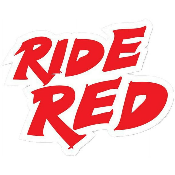 24 in. Red Honda Ride Decal Sheet