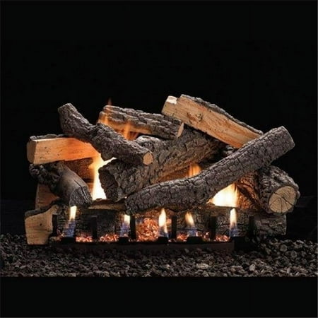24 in. Refractory Log Set - 13 Piece