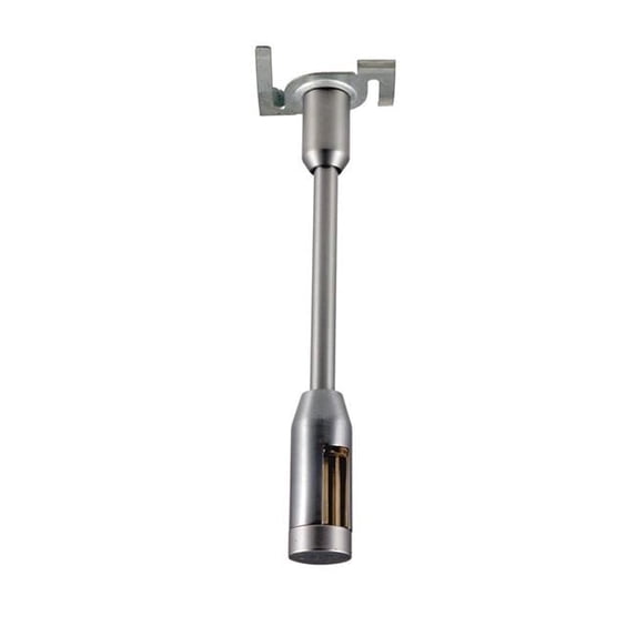 24 in. Rigid T-bar Ceiling Standoff Suspends Rail Below T-Bar Ceiling - Satin Nickel