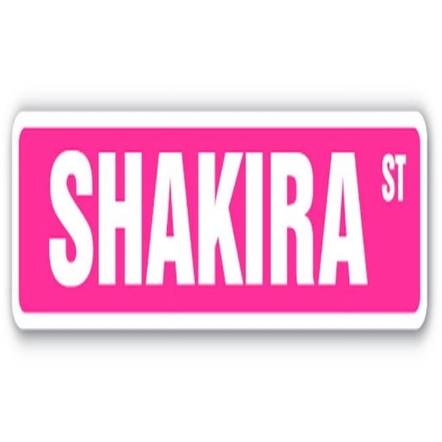 24 in. Shakira Street Childrens Name Room Sign - Walmart Business Supplies