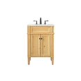 thumbnail image 1 of 24 in. Single Bathroom Vanity, Natural Wood, 1 of 1