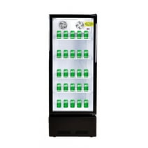 24 in. Single Glass Door Beverage Commercial Refrigerator, 11.29 Cu. ft.