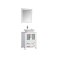thumbnail image 1 of 24 in. Single Sink Bathroom Vanity Set, White, 1 of 1