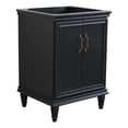 thumbnail image 1 of 24 in. Single Wooden Vanity  Dark Gray Finish Cabinet Only, 1 of 9