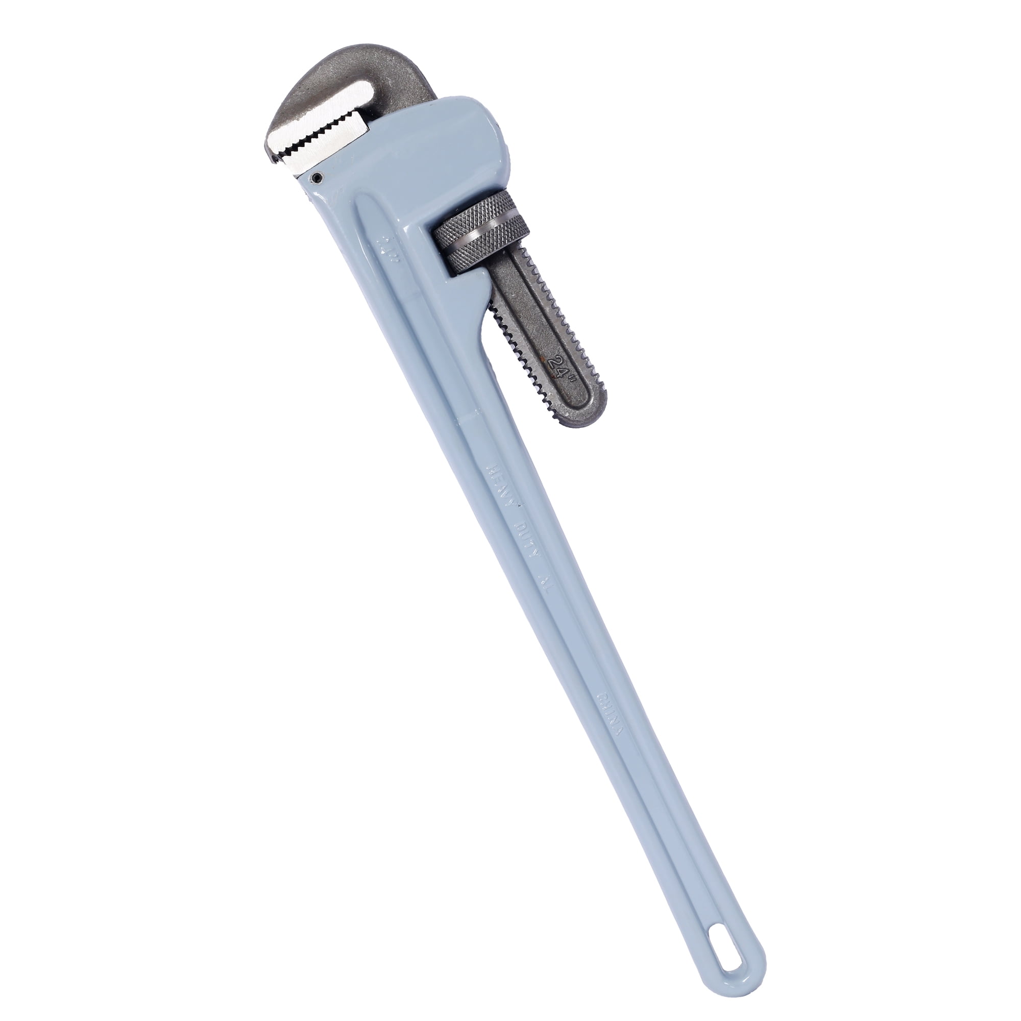24 in Straight Pipe Wrench, Heavy Duty Plumbers Wrench, Hangable Design, for Water Pipes, Automotive Repairs