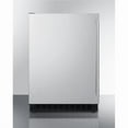 thumbnail image 1 of 24 in. Wide Built-In All LHD Refrigerator with ADA Compliant, Stainless Steel & Black, 1 of 1