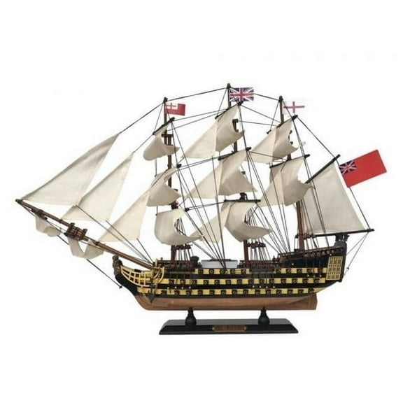 24 in. Wooden HMS Victory Tall Model Ship