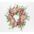 thumbnail image 1 of 24 in Wreath, Pink Roses, 1 of 1