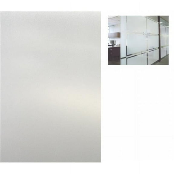 24 in. X 36 in. Etched Glass Design Window Film