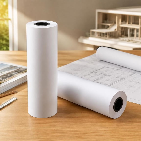 24 in X 500 Ft Plotter, CAD Bond Plotter Paper